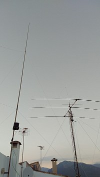 New instalation of a old bigir steppir vertical antenna with 80m coil